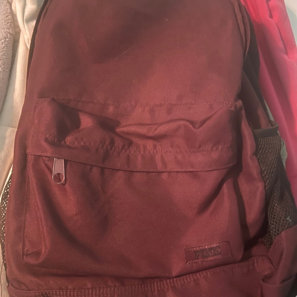 Pink backpack